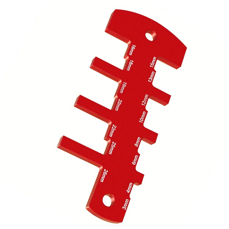 

-A89Z Aluminum For Router Depth Gauge Table Saw Height Gauge Measuring Tool Setup Cutting Blade Range 3- 26 Mm For Router Table