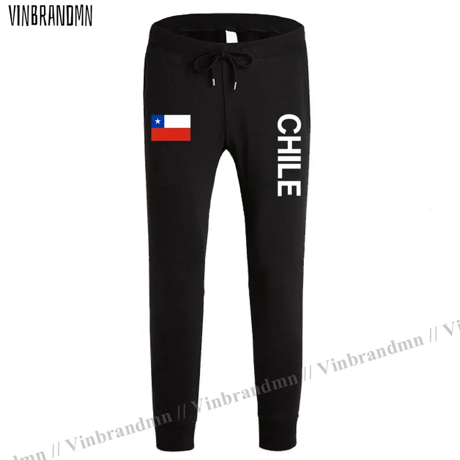 Chile CL CHL Chilean Mens Pants Joggers Jumpsuit Sweatpants Fashion Fitness Fleece New Classic Casual Nation Country Flag Leggin