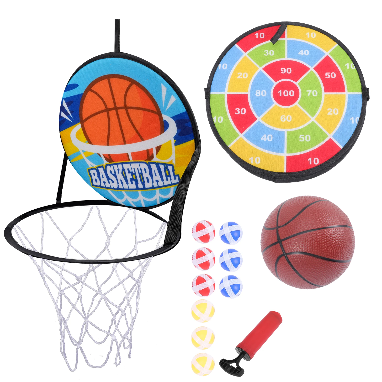 

Basketball Target Indoor Game Mini Hoopindoor Sports Throwing Kid Plastic Toddler for