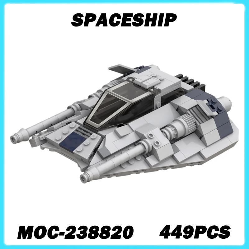 

449 шт. MOC-238820 космический корабль истребитель космическая война Starfighter серии фильмов строительные блоки сборка модель кирпичи мальчик сборка игрушки