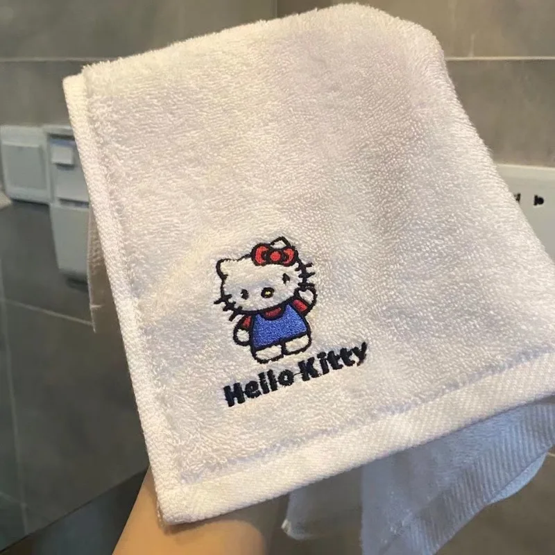 Hello Kitty Towels Absorb Water Quickly Do Not Shed Hair Wash Face Shower Size Towels Cute Girlfriends Couples Women Accessories