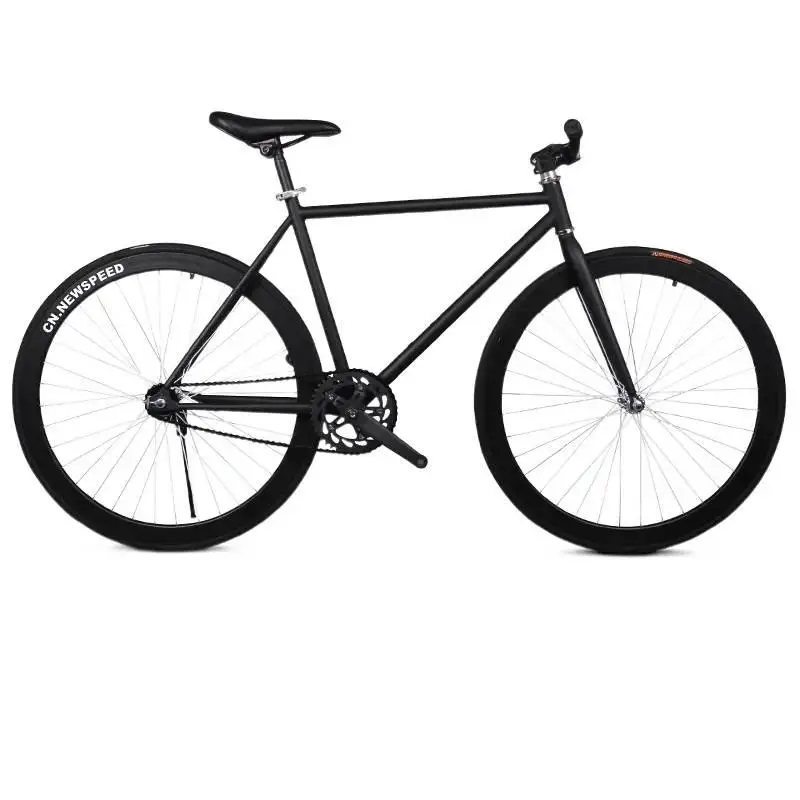 

Single Speed Fixie Hi-Ten steel Black 700c Fixed Gear Bike