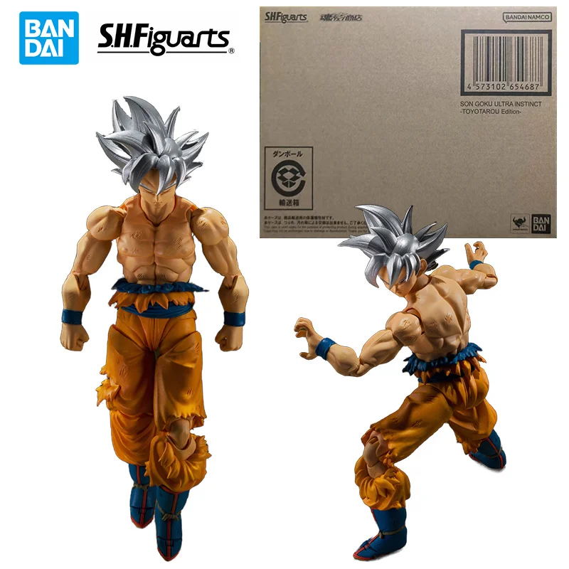 بانداي دراغون بول سوبر أكشن الشكل ، S.H.Figuarts سون غوكو الترا ألعاب غريزة ، نموذج أنيمي الأصلي ، لعبة هدية ، دراغون بول ، 16: