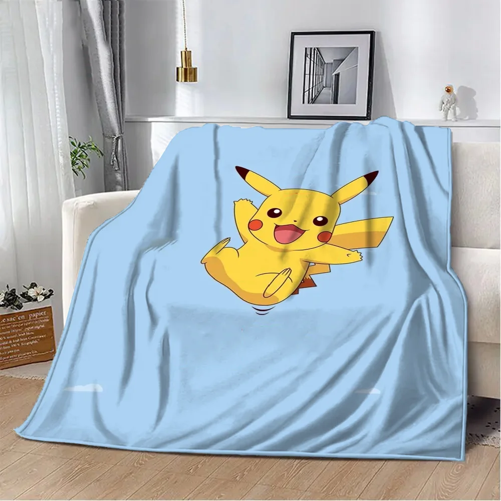 P-Pokemon Decorative Blankets for Sofa Throw Blanket for Sofa Luxury Bed Blankets & Throws Summer Blanket King Size Fluffy Soft