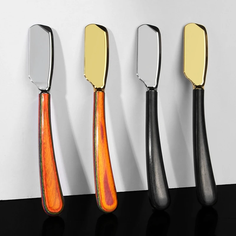 

Мужская ручная бритва с прямой ручкой, держатель ножа для бритья, парикмахерская, парикмахерская, бритва, парикмахерские инструменты для укладки, триммер для бороды