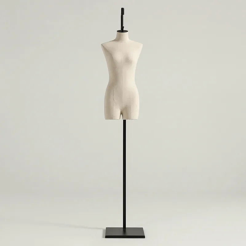 Model props Women's full body clothing store window display Fake model Men's and women's clothing Half hanging model hangin