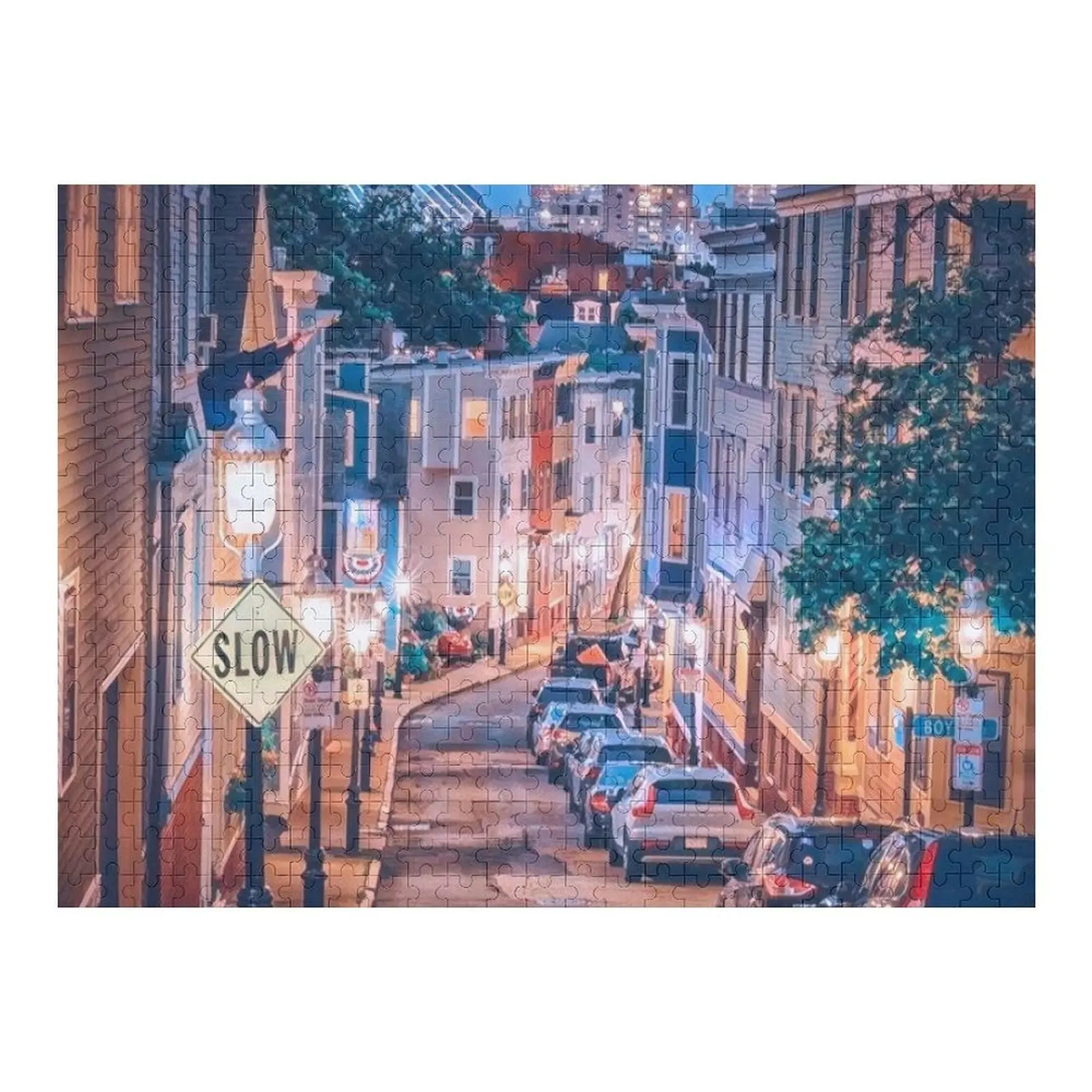 

Boston Streets, Massachusetts Jigsaw Puzzle Personalized Gifts Scale Motors Toys For Children Puzzle