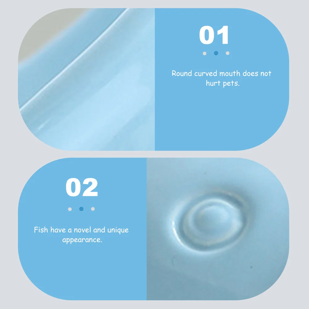 

Neck Protection Pet Bowl Durable Premium Ceramic Easy to Clean Multi-Function Household Puppy Kitten Feeding Bowl