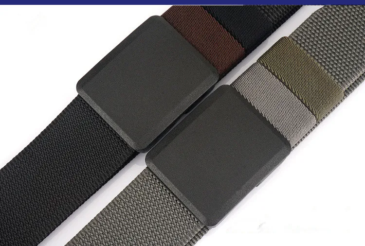 Männer Weibliche Gürtel Militär Nylon Verstellbaren Gürtel Männer Outdoor Reise Taktische Taille Gürtel mit Kunststoff Schnalle für Hosen – Detail 7
