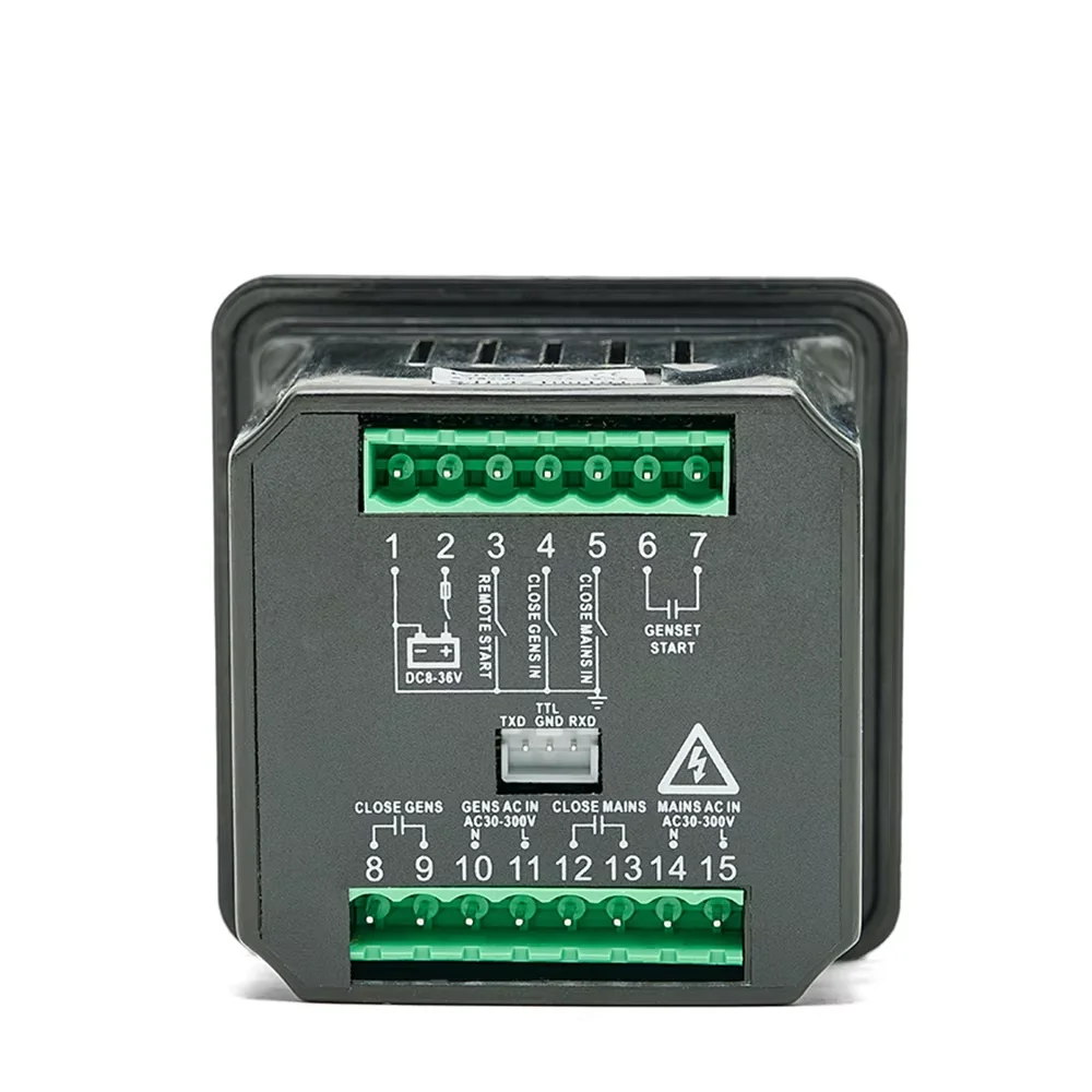 Mebay ATS220 Genset ATS Switch Controller Auto Manual LED Display Generator Control Switch Module Panel