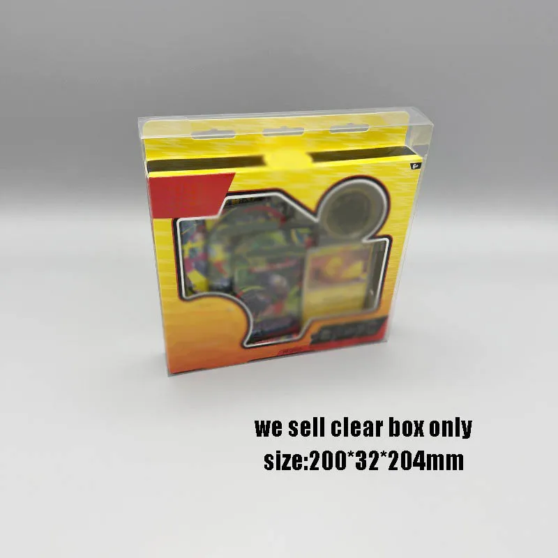 High Quality Transparent PET Plastic Box for PTCG: Day 2026 Collection US Version Display Protection Case Storage Box