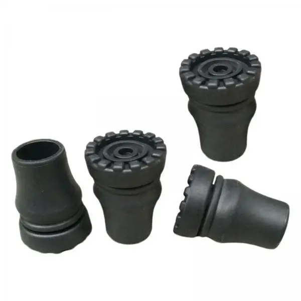 Replacement Cane Tips Non Slip Heavy Duty PVC Material Walking Stick Tips Caps for Trekking Pole Hiking Pole Crutch Ferrules