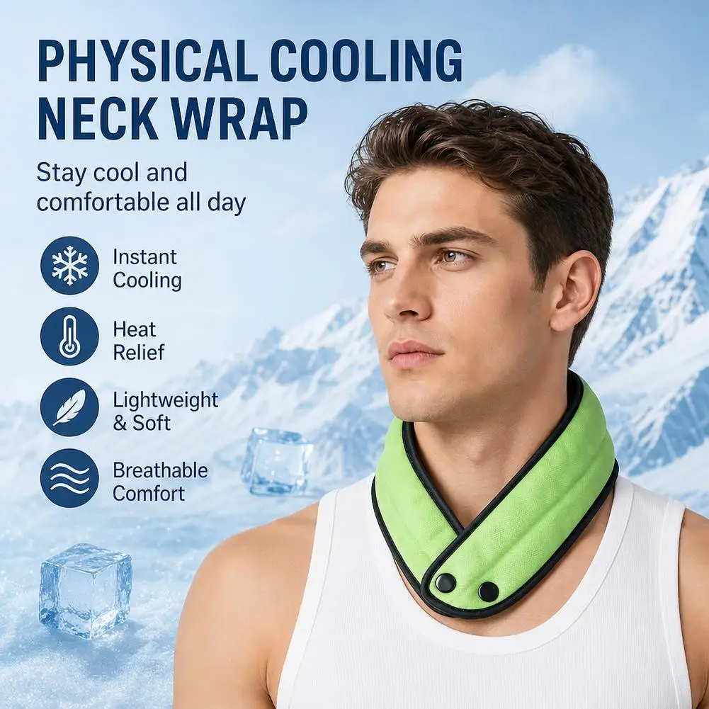 Reusable Neck Cooling Wrap For Summer Sports – Lightweight Instant Chill For Running, Gym, Golf & Outdoor Activities
