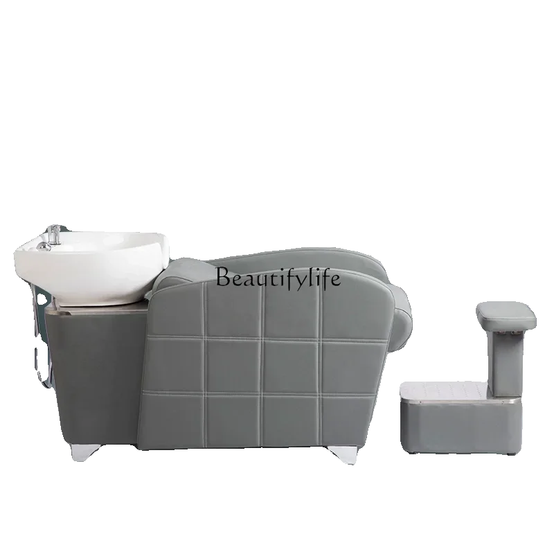 

LX*For Hair Salon Flushing Bed Barber Shop Beauty Salon Special Simple Shampoo Chair