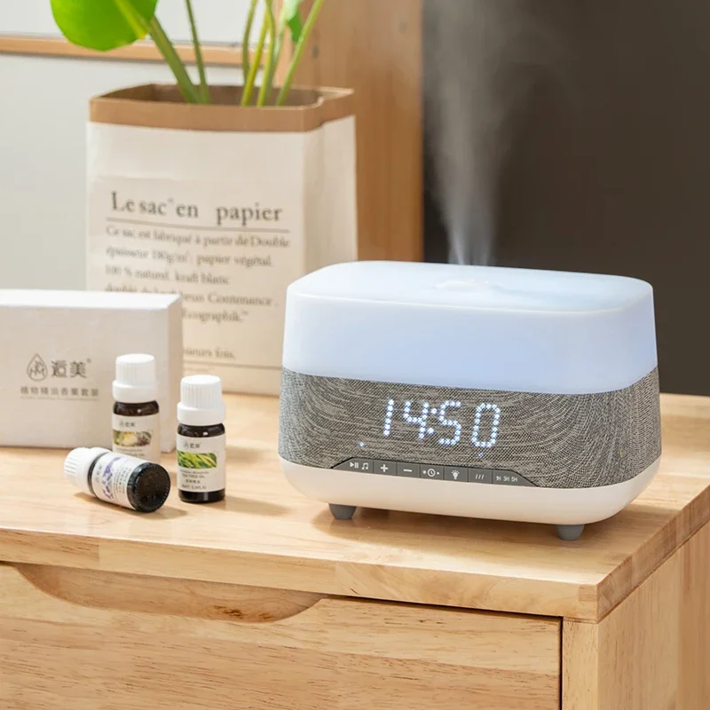 深圳製 オイル加湿器 目覚まし時計 冷ミスト 超音波式 ポータブル アロマディフューザー オフィス 寝室用 メーカー