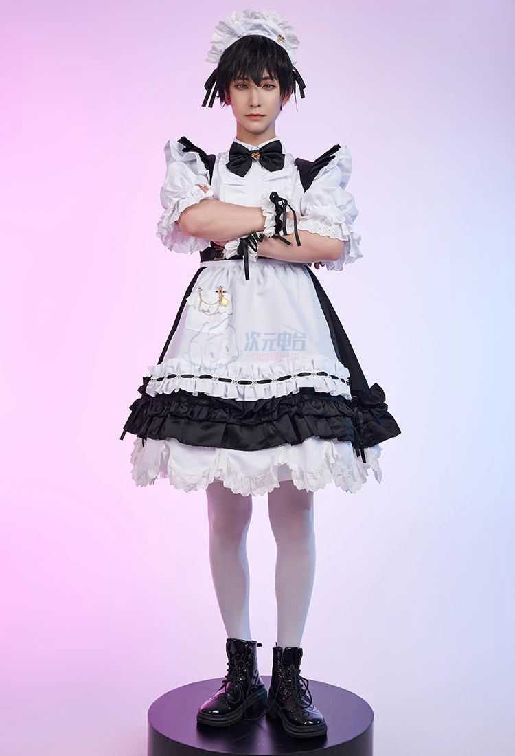 FF جديد Minfilia تأثيري حلي هالوين عيد الميلاد لعب الأدوار حفلة معرض كوميدي S-XL ملابس مثيرة للجنسين