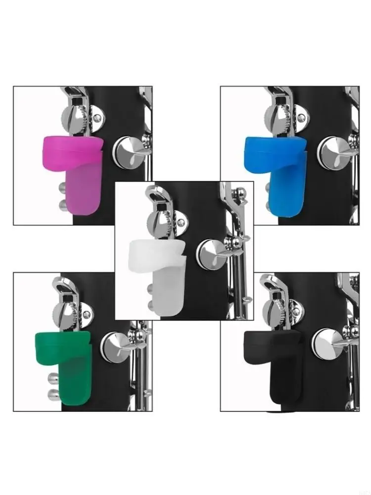 

Clarinet Thumb Rest Cushion Colorful Thumb Protector for Woodwind Instrument
