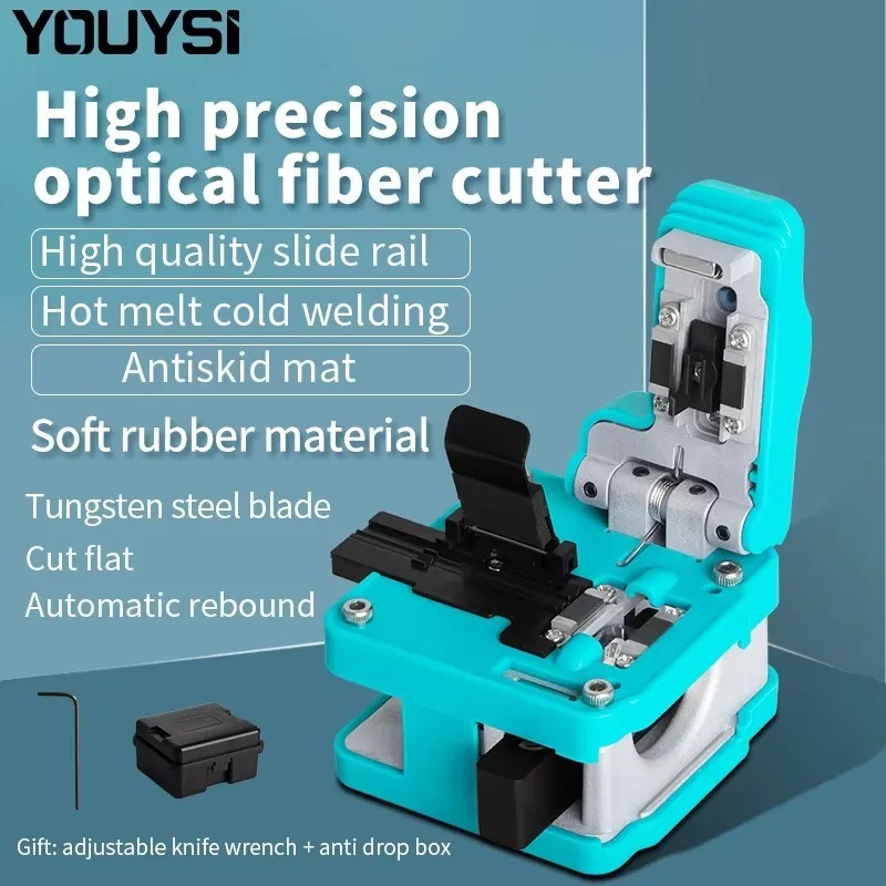 

YOUYSI High-precision Optical Fiber Cleaver Fiber Optic Cable Cutter Fiber Fusion Splicer Cutter FTTH