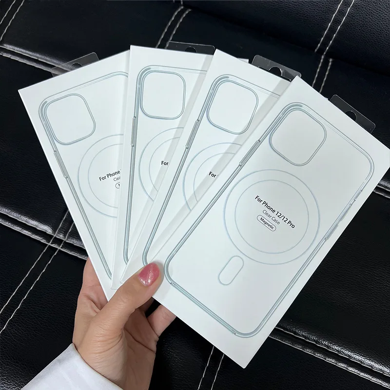 Luxury Transparet Magsafe Wireless Charging Case For iPhone16 15 14 13 12 11 Pro Max Plus Mini Magnetic Transparent Bumper Cover image 5