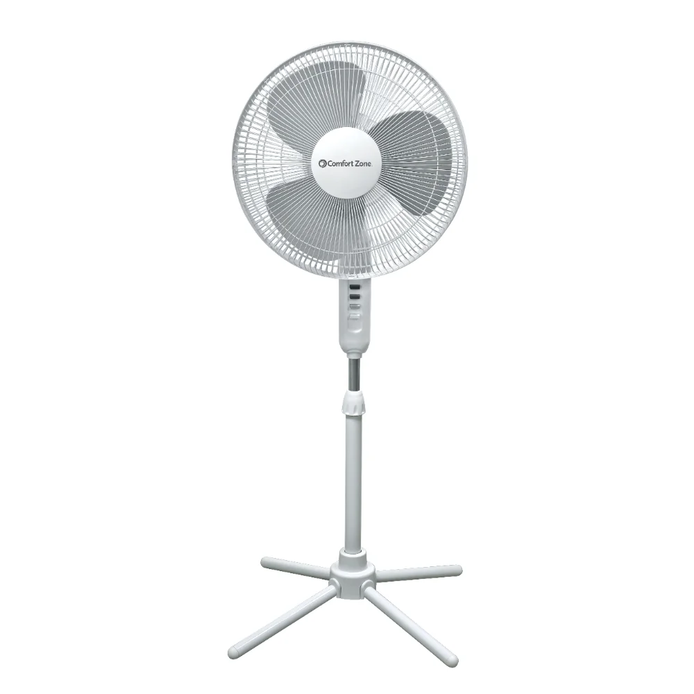 

Comfort Zone CZST161BTE 3-Speed Adjustable 16" Oscillating Pedestal Fan