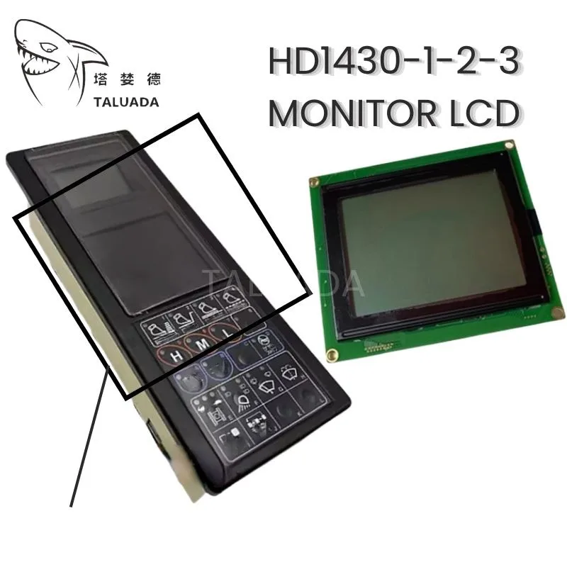 BEST SELLER Monitor LCD For HD1430-1-2-3 HD512 820 1023 Excavator Gluster Gauge LCD Liquid Crystal Chip HOTSALE 48 Hour Shipping