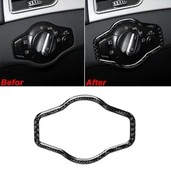 Car Headlight Switch Frame Trim Cover For Audi A4 S4 RS4 B8 8K A5 S5 RS5 8T 8F Q5 SQ5 8R 2009-16 Car Styling Stickers