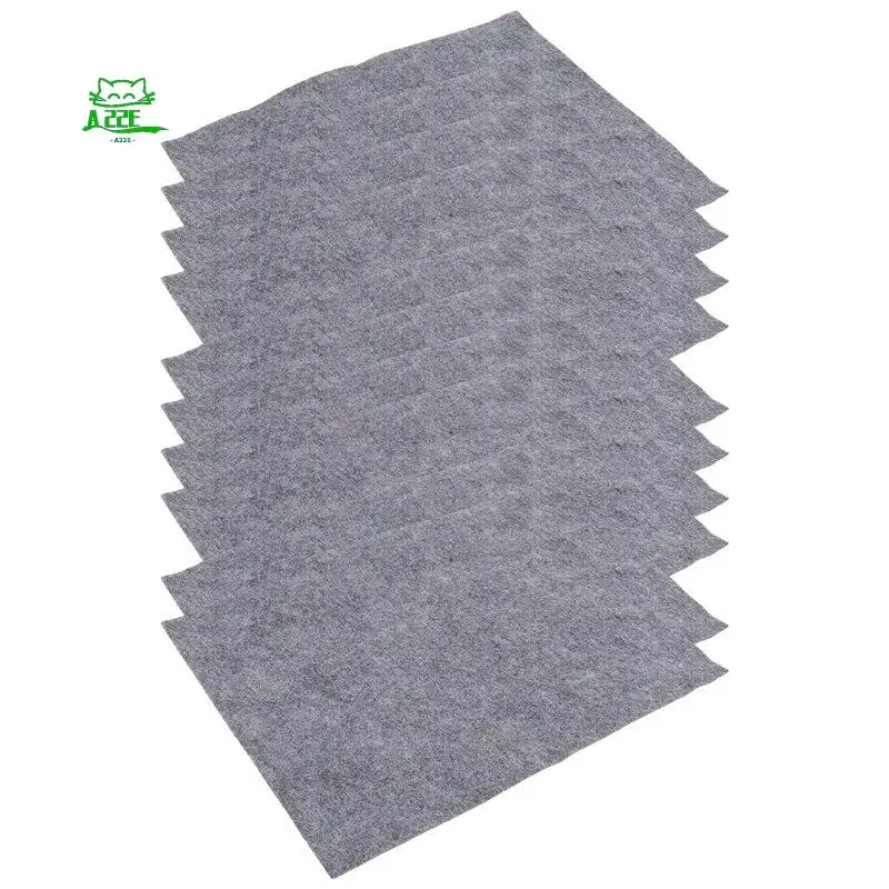 A22E-10PCS Thickened Magic Cleaning Cloths For Glass, Microfiber Cleaning Cloth, Microfiber Rag For Window, Cars 20X25cm