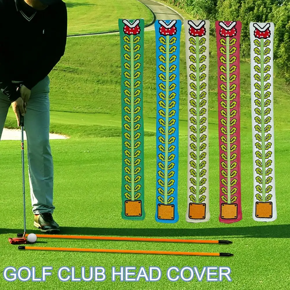 Golf Club Cover Golf Club Protector Scratch-proof Golf Alignment Stick Cover Wear Resistant Putter Protector For Club Equipment