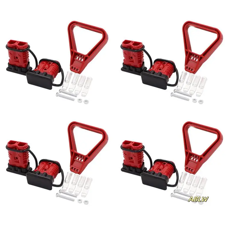 

8Pcs 175A 1/0 AWG Battery Power Connector Cable Quick Connect Disconnect Kit For Anderson Connector For Car ATV Winch
