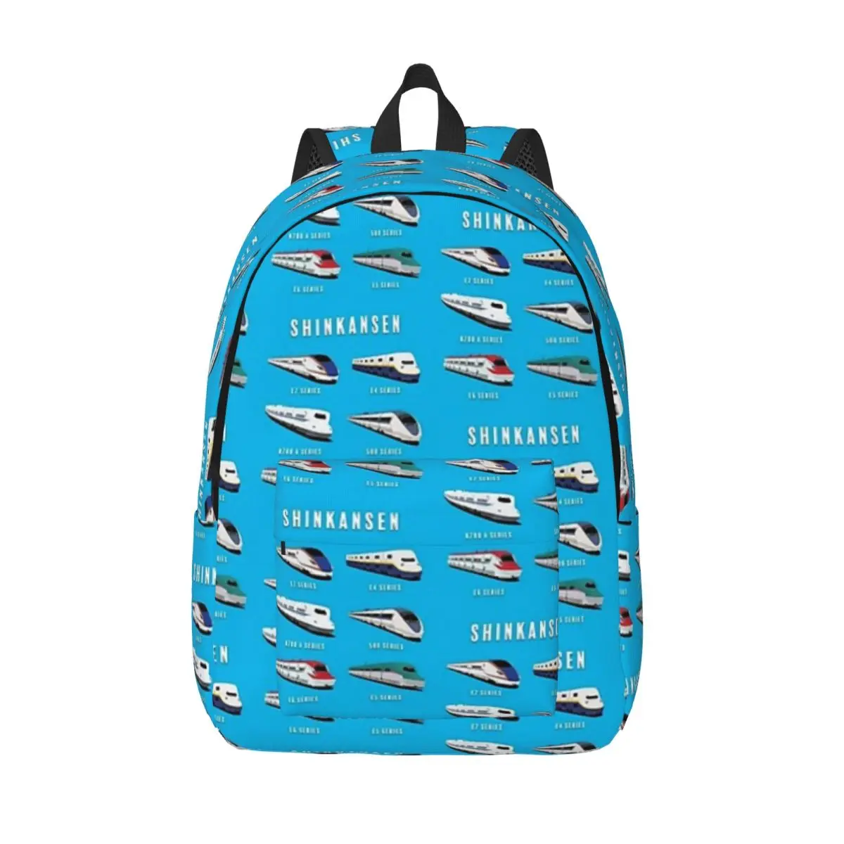 

Japanese Shinkansen Bullet Trains Student Backpack School Bag Hiking Travel Daypack for Men Women Bookbag Shoulder Bags