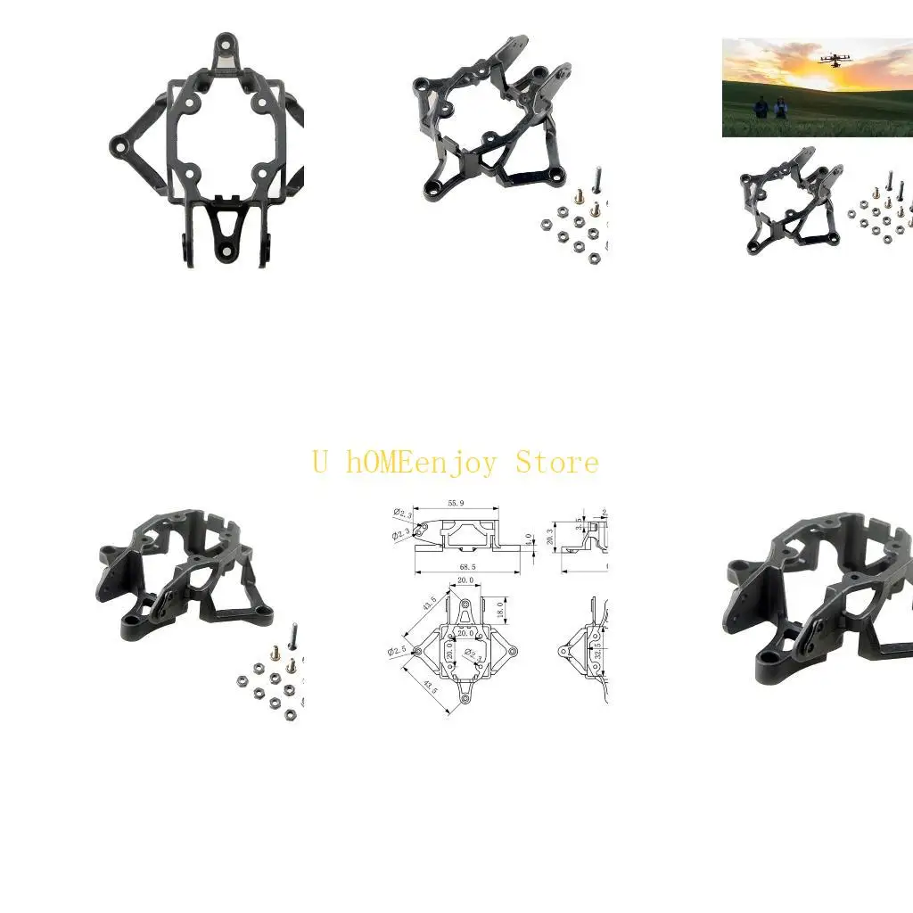 

Сменный кронштейн B0KF Mobula8 для модуля O3 Air Unit Vista, часть DIY, кронштейн для крепления камеры