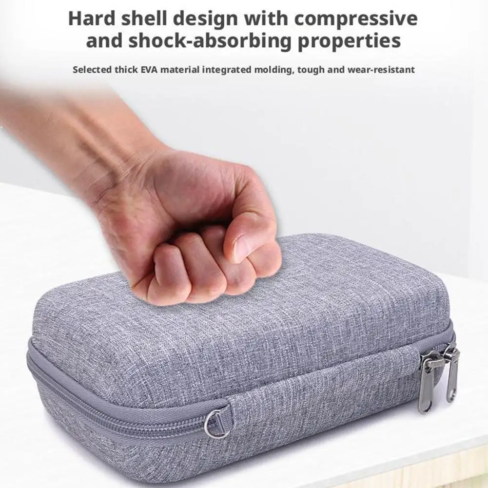 Carrying Case For Smartphone Printer QX20 Printer Carrying Bag Digital Accessories Protection Case Cord Cable Organizer Travel