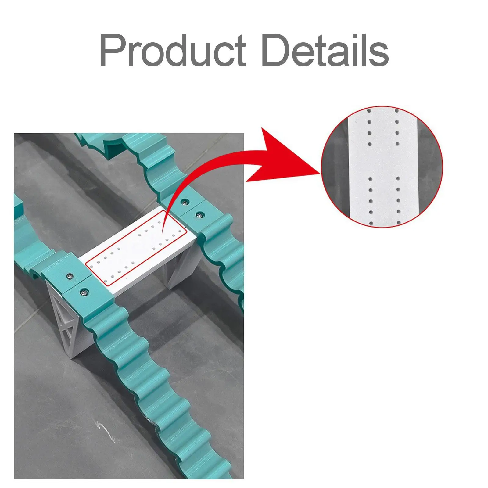 RC Bridge Accessories Replacement Simulation Climbing Obstacle Bridge Steep Slope Trapezoidal Bridge for 1/18 1/24 1/30 RC Car