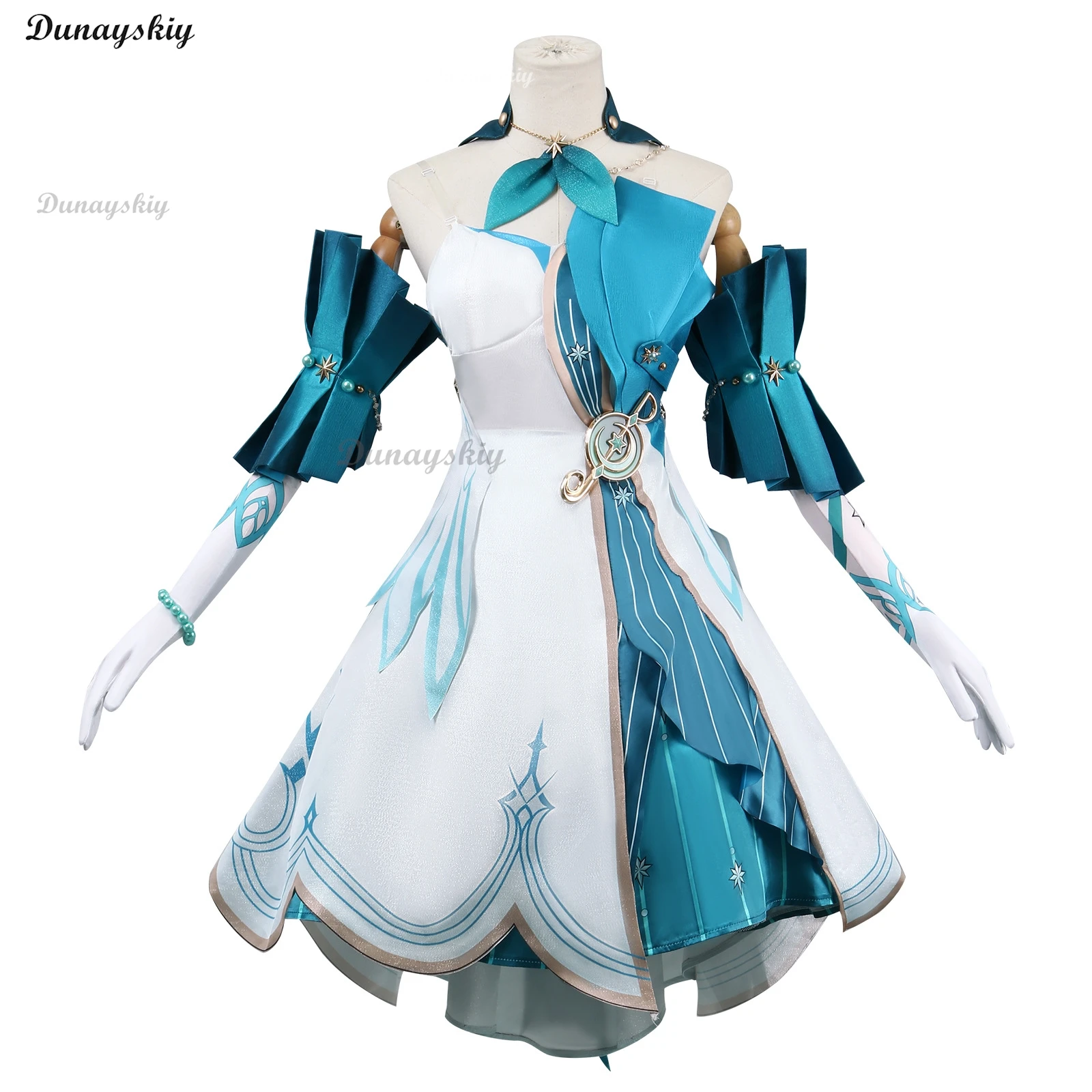 Honkai Star Rail robin วิกชุดคอสเพลย์ผู้หญิงทั้งชุดโรบินชุดคอสเพลย์ Aventurine ชุดเครื่องแบบคอสเพลย์โรบินรองเท้าผู้หญิงปาร์ตี้