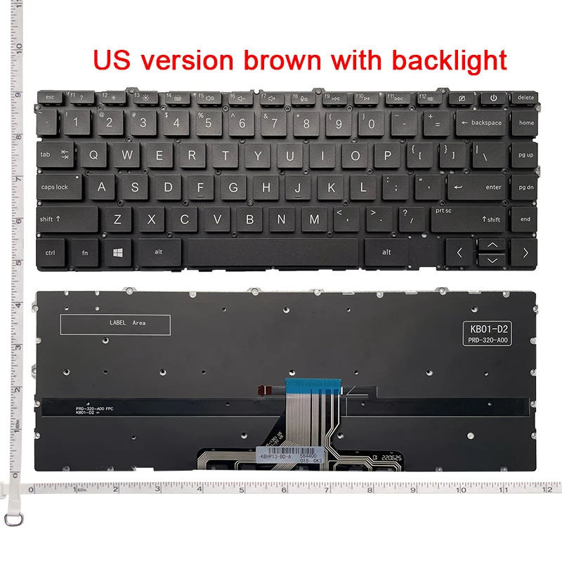 New US Laptop Keyboard for HP ENVY X360 13-BA 13T-BA TPN-C147 13-BD 13-AY TPN-C145 13-AY0055AU TPN-C147 with backlight