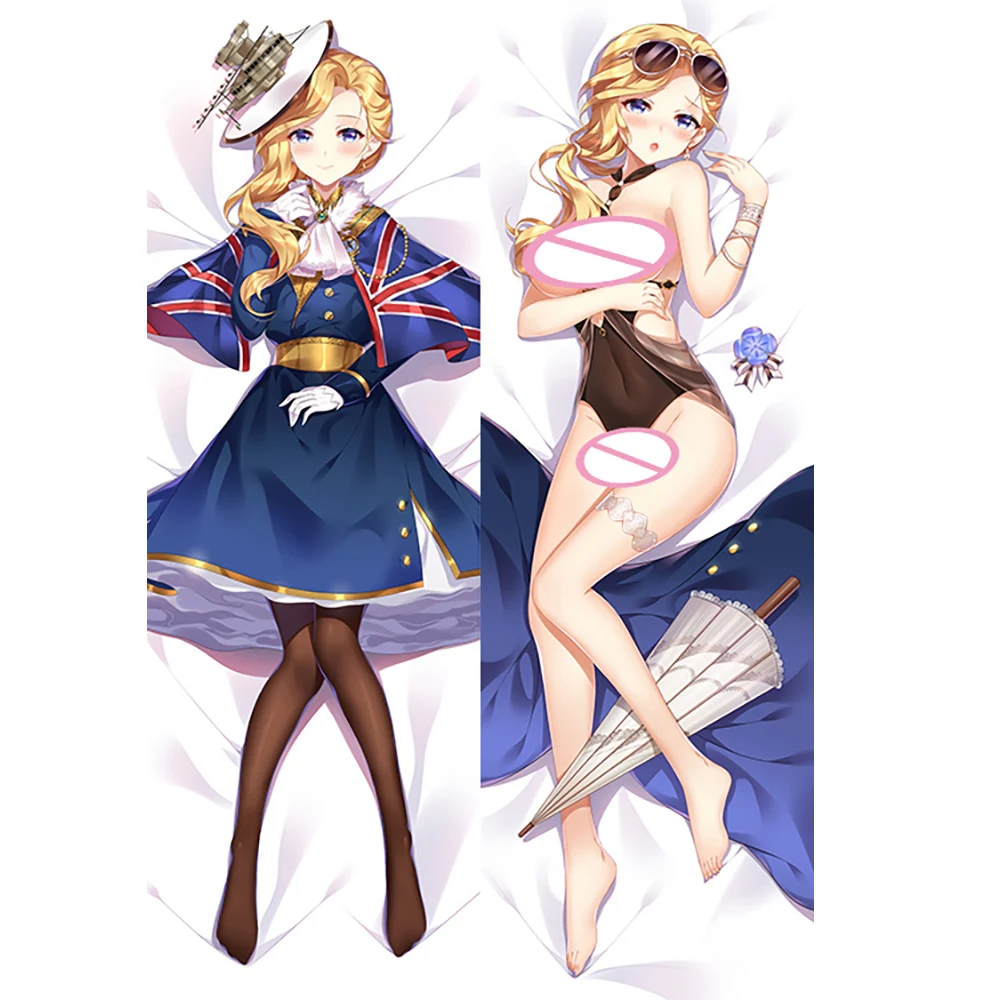 Azur Lane Anime Game Hood Cosplay Dakimakura Pillow Case Hugging Body Prop Otaku Pillow Cover Peachskin