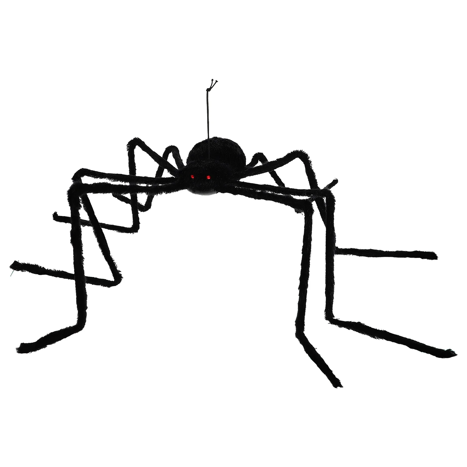 

1Pcs Scary Halloween Vibrate Luminous Spider Black Realistic Simulation Party Decor Luminous Sound Spider Halloween Decor