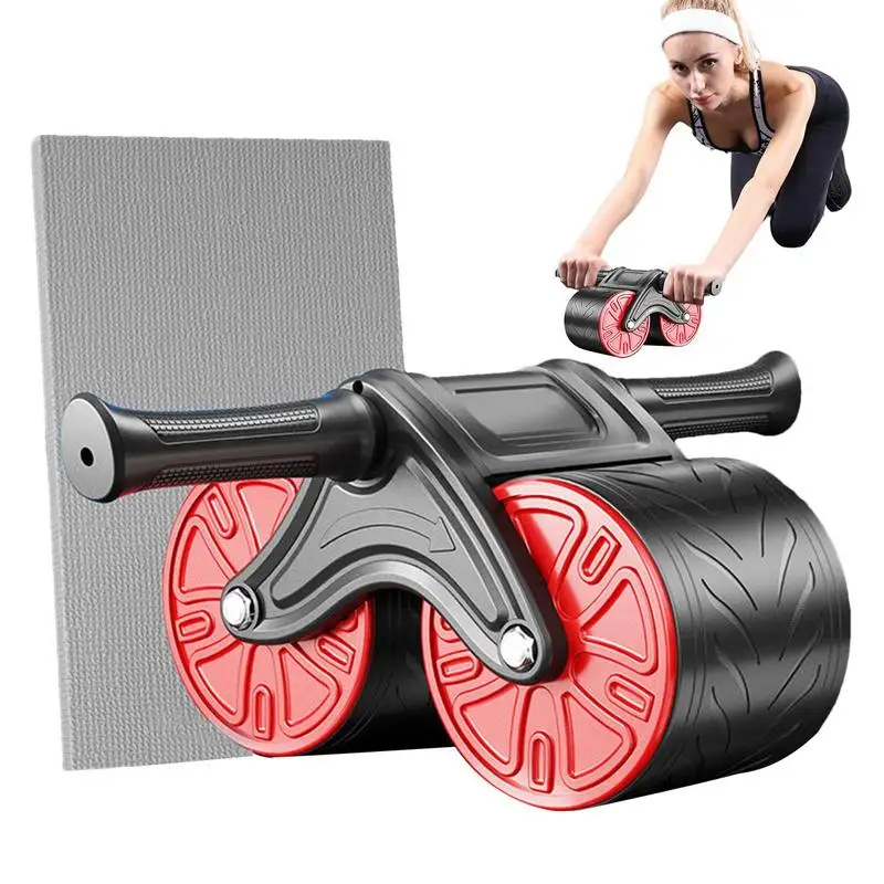 

Automatic Rebound Abdominal Wheel Automatic Rebound Core Strength Roller For Beginner Fitness Equipment For Home Gym Working Out