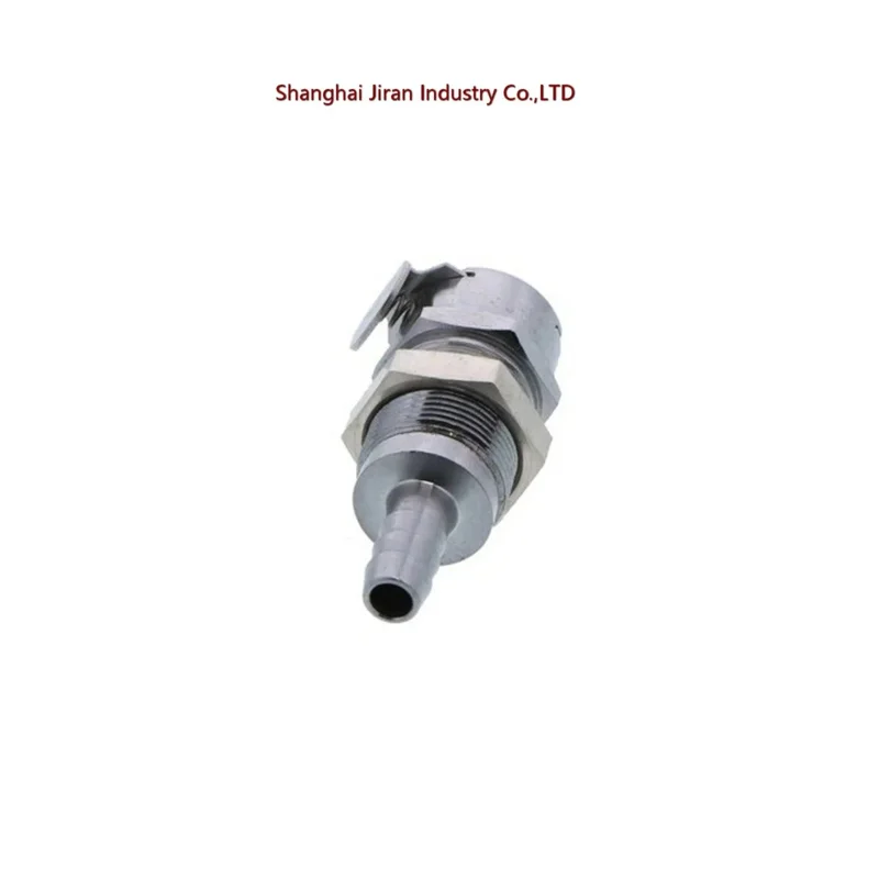 

CPC LCD16004 Valved Panel Mount Hose Barb Coupling Body 1/4 ID Barb