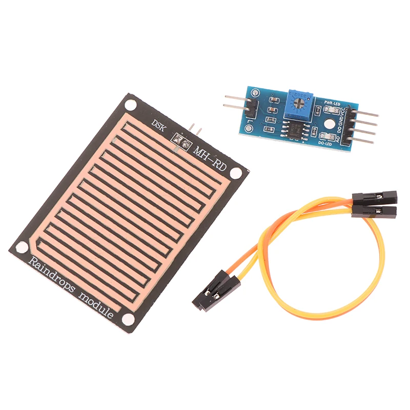 Módulo sensor de detecção de gotas de chuva de neve módulo de tempo de chuva umidade para arduino robô carro kit diy 5v módulo de controle de relé