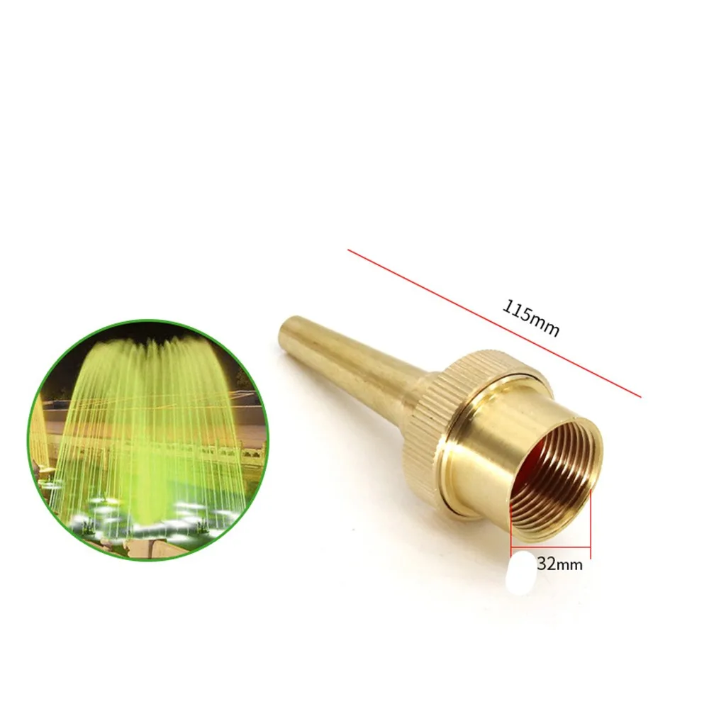 New Brass Jet Straight Fountain Nozzles 1/2