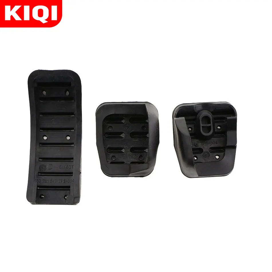 Stainless Steel Car Gas Brake Pedals MT/AT Pedal Cover for Seat Ibiza 6K 6L 6J Skoda Fabia VW Polo 9N 6R Bora Golf MK4 IV