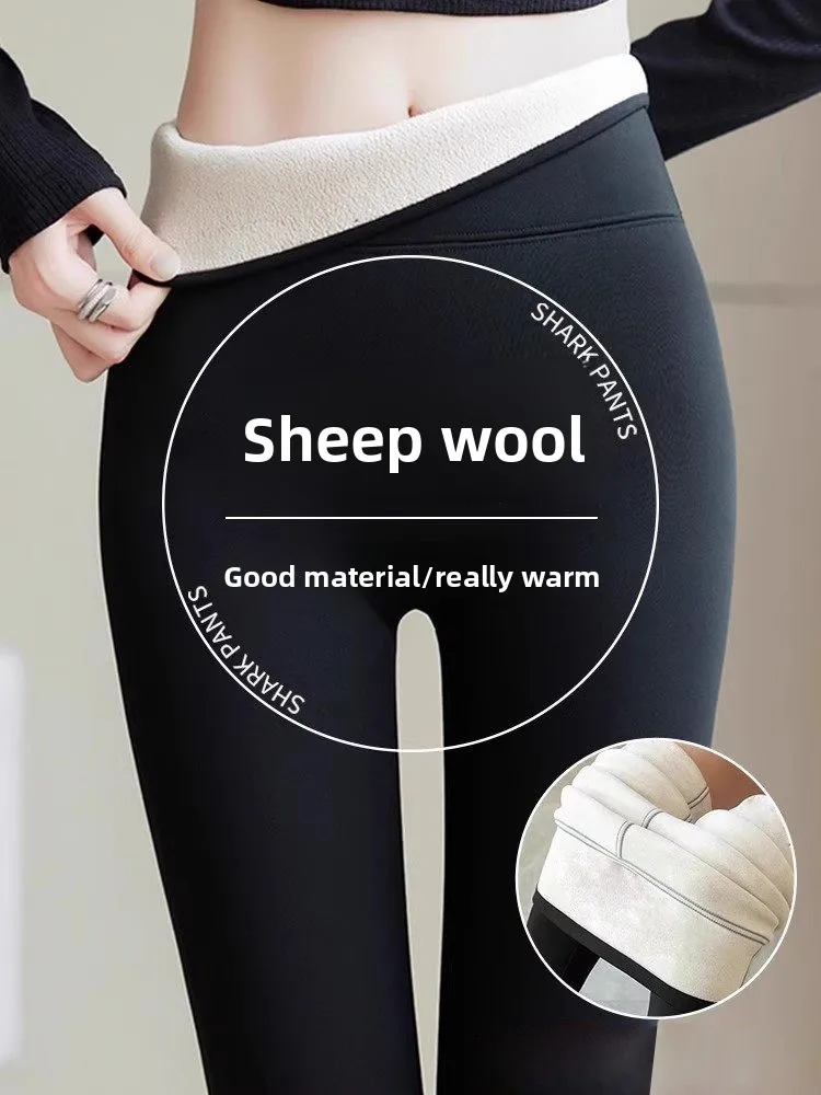 

Женские леггинсы из бархатной ткани с высокой талией, утепленные, для йоги, модные, повседневные, с эффектом утяжки живота