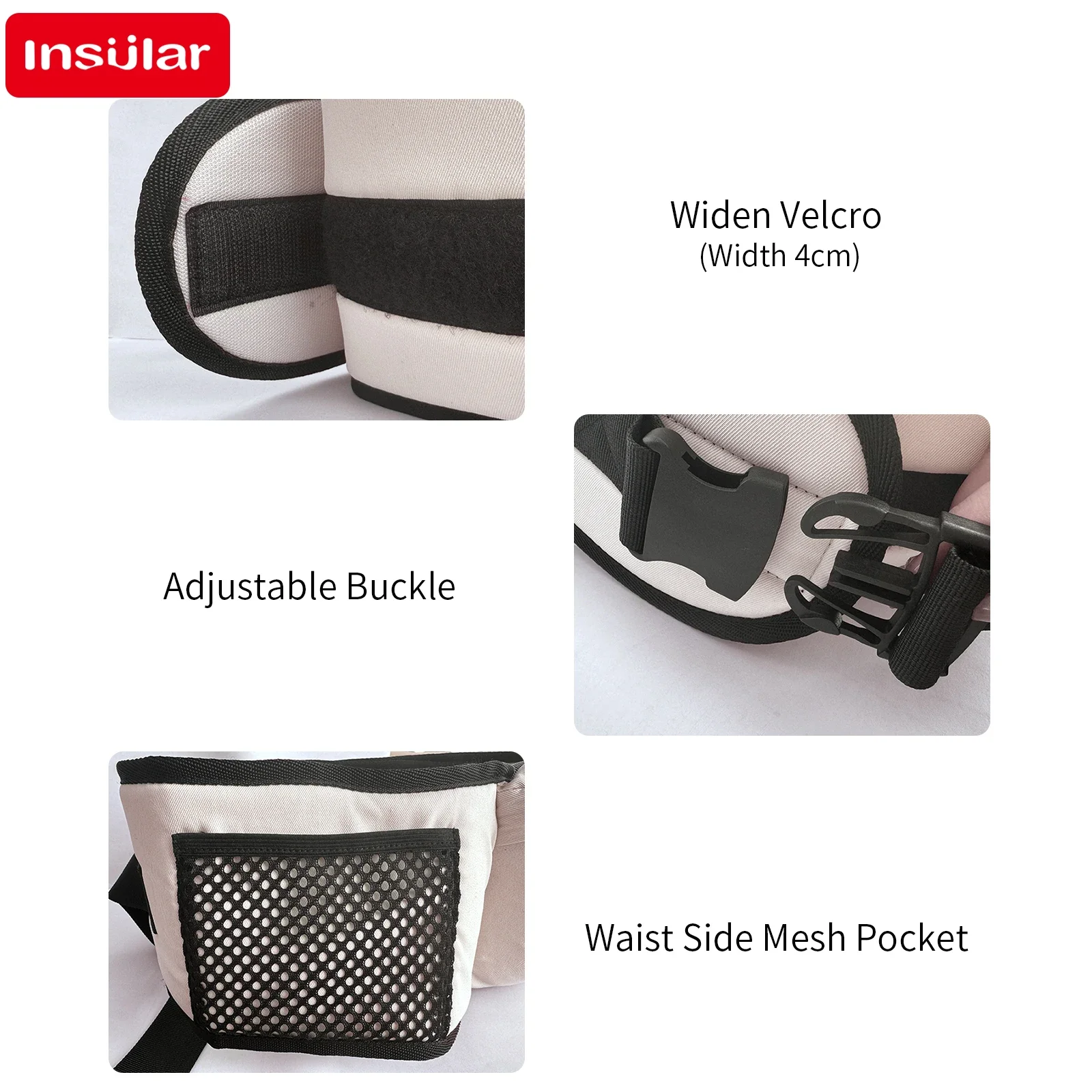 Baby Carrier Waist Stool Walkers Baby Sling Hold Waist Belt Backpack Hipseat Belt Kids Adjustable Front Carry Infant Hip Seat