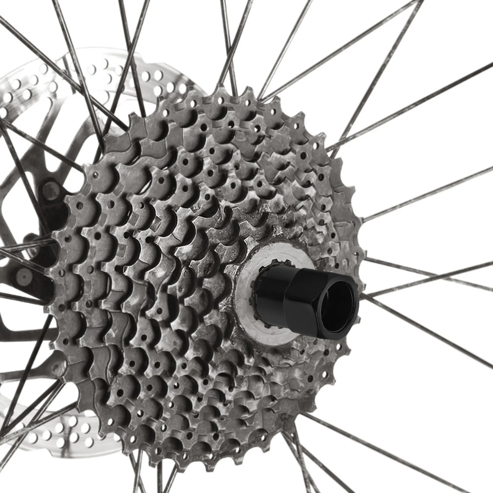 Bicycle Freewheel Remover Tool Durable Steel Easy Flywheel Disassembly Mountain Bike Repair Compact Portable Design