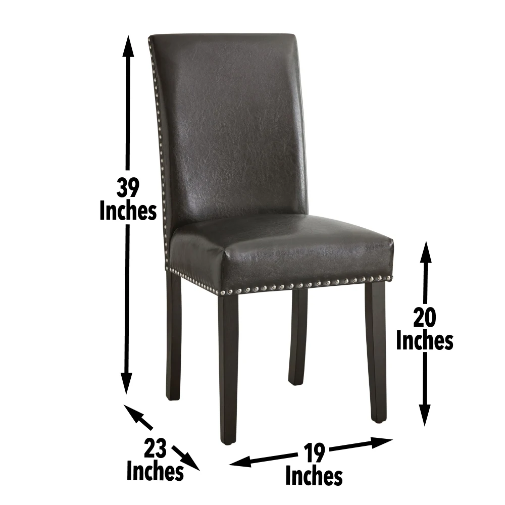 Verano Beistellstuhl (2er-Set) Schwarz