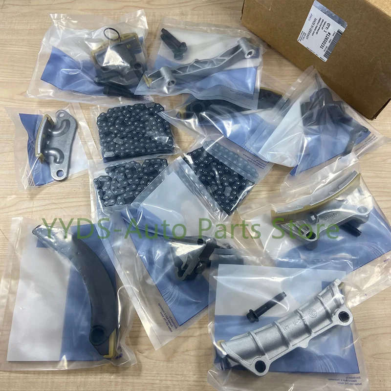 

12PCS/1SET Timing Chain Kit For Buick New LaCrosse 3.0 Cadillac ATS CTS SRX STS XTS Opel Antara 12609261 12650231 12651450