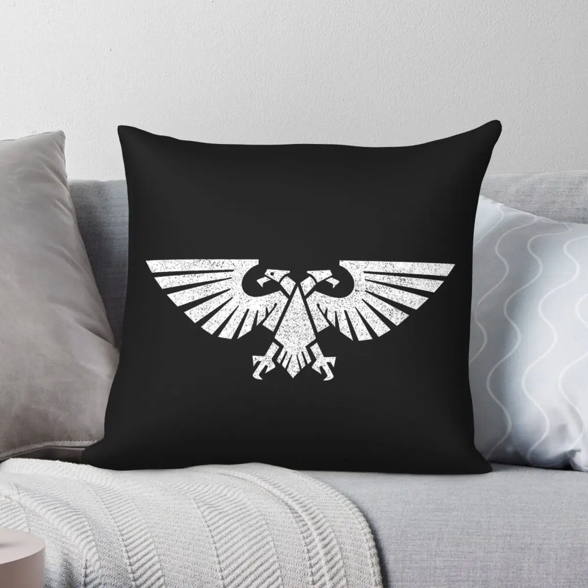 Imperial Aquila Symbol Pillowcase Polyester Linen Velvet Creative Zip Decor Throw Pillow Case Room 45x45