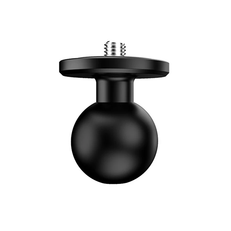 Supporto a sfera in metallo da 25mm / 1 pollice a adattatore a vite per fotocamera 1/4 per tutti i supporti Standard industriali da 1 pollice/25mm per doppia presa