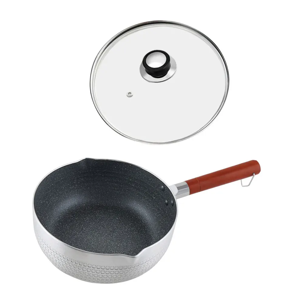 

1 комплект, кастрюля со снежинками, кастрюля в японском стиле с антипригарным покрытием для лапши, супа, молока, многофункциональная кухонная сковорода, легко чистится